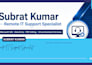 provide remote IT support and manage all date into excel